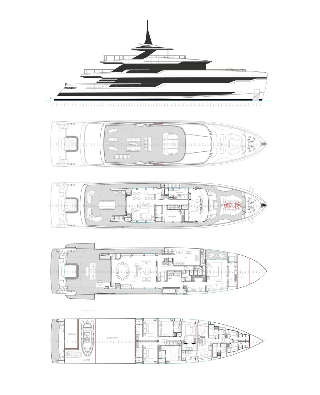 2027 Cantieri Di Pisa Custom 40M Yacht For Sale in Pisa 2027 Cantieri Di Pisa Custom 40M Yacht For Sale in Pisa