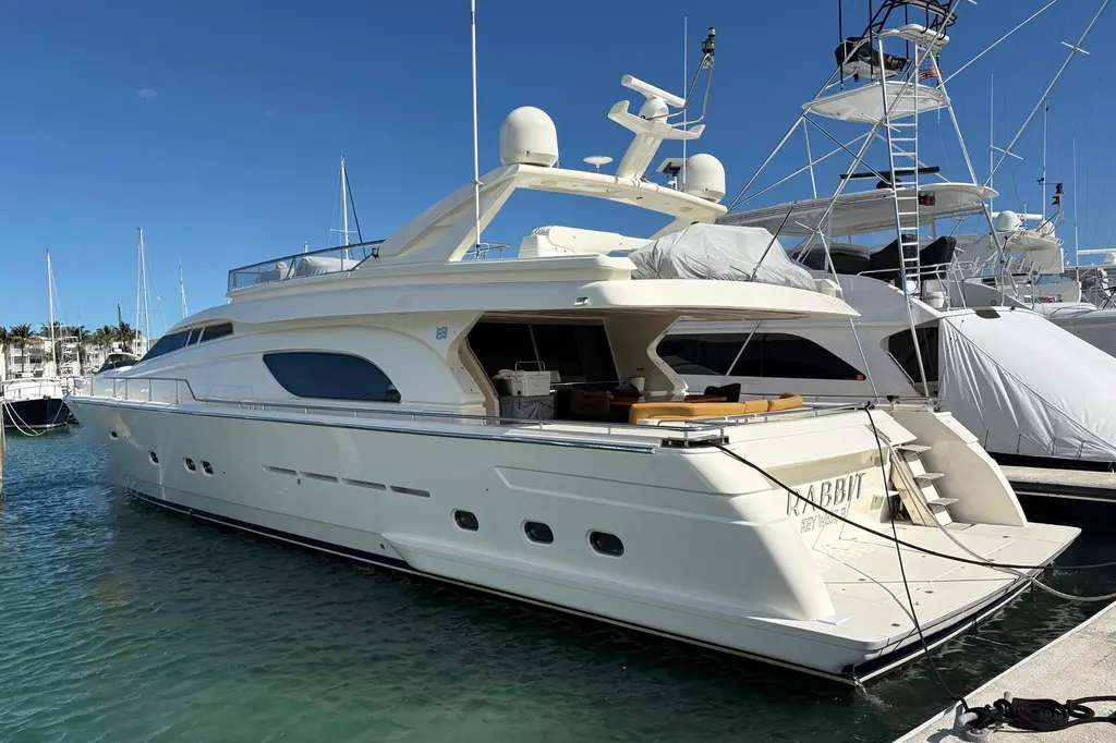 1999 ferretti yachts 80 rph rabbit key west florida for sale