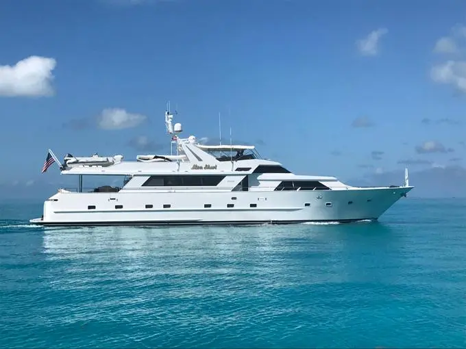 MON SHERI 1990 Broward Custom Extended Yacht For Sale in Port Canaveral FL MON SHERI 1990 Broward Custom Extended Yacht For Sale in Port Canaveral FL