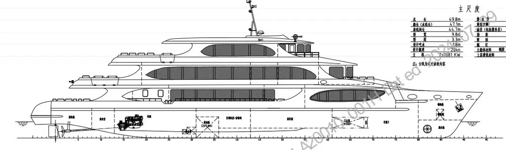 2013 Passenger Craft 49M Yacht For Sale in Beijing 2013 Passenger Craft 49M Yacht For Sale in Beijing