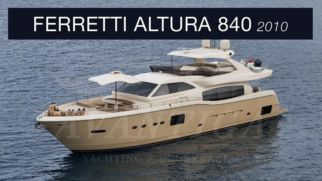 2010 Ferretti Yachts Altura 840 Yacht For Sale in MUGLA 2010 Ferretti Yachts Altura 840 Yacht For Sale in MUGLA