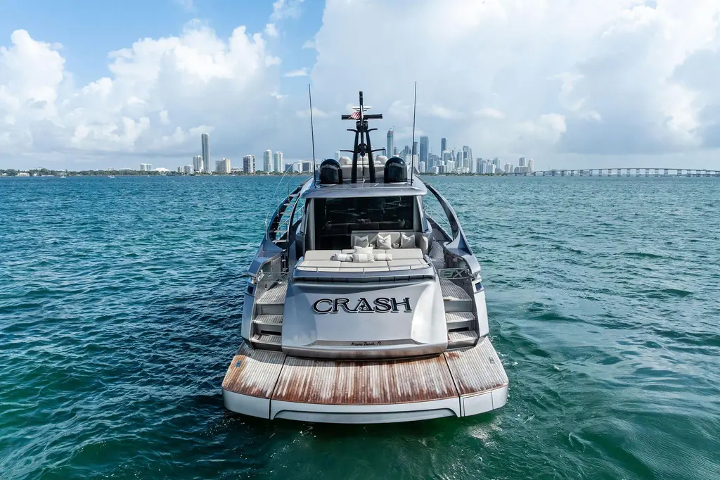 CRASH 2021 Pershing 8X Yacht For Sale in Miami Beach FL CRASH 2021 Pershing 8X Yacht For Sale in Miami Beach FL