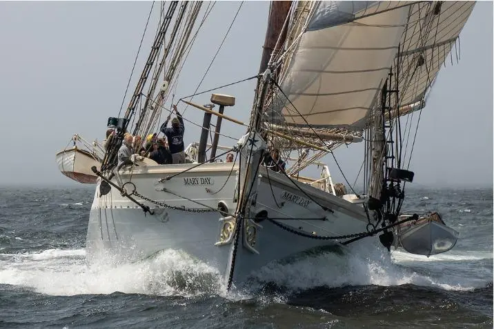MARY DAY 1962 Classic Coasting Schooner Yacht For Sale in Camden ME