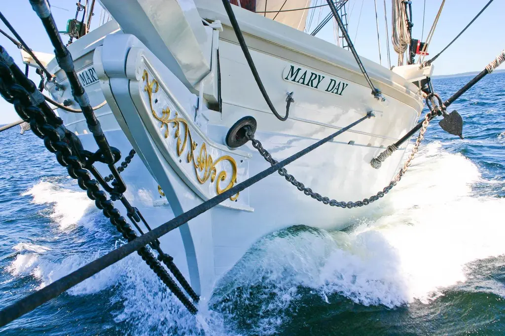 MARY DAY 1962 Classic Coasting Schooner Yacht For Sale in Camden ME