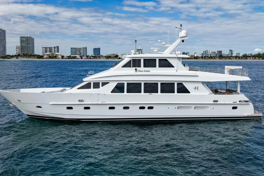 Okie Dokie 2009 Hargrave Enclosed Bridge Yacht For Sale in Dania Beach FL Okie Dokie 2009 Hargrave Enclosed Bridge Yacht For Sale in Dania Beach FL