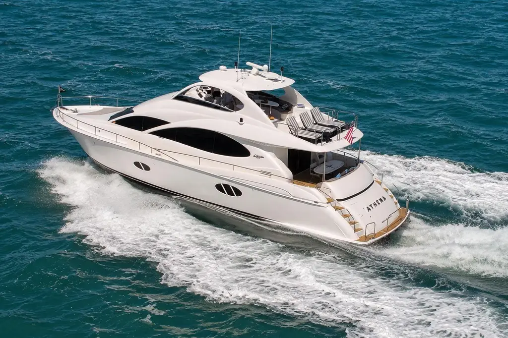 2006 lazzara yachts 68 motoryacht athena marco island florida for sale